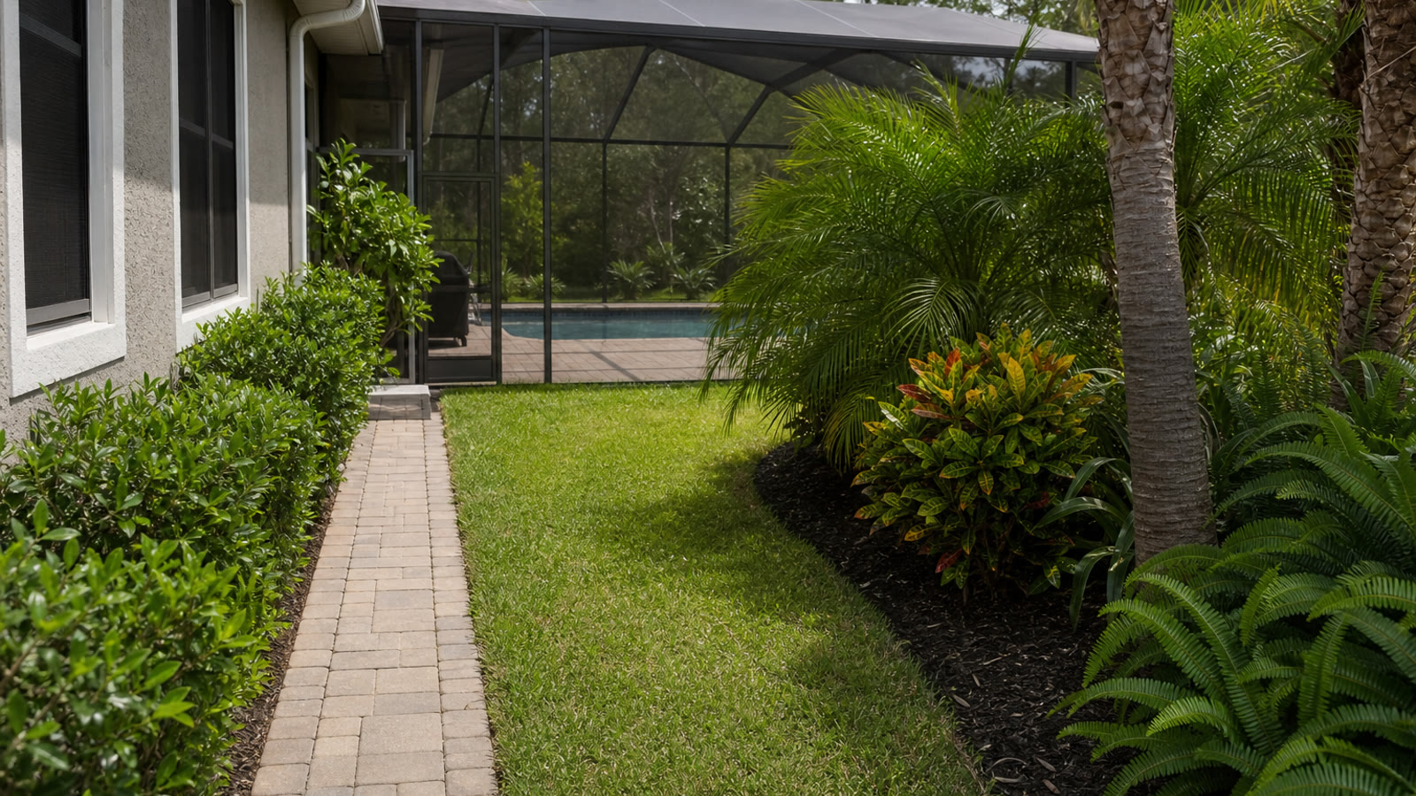 Brevard County Mosquito Control Comfortable Backyard Patio near Brevard County