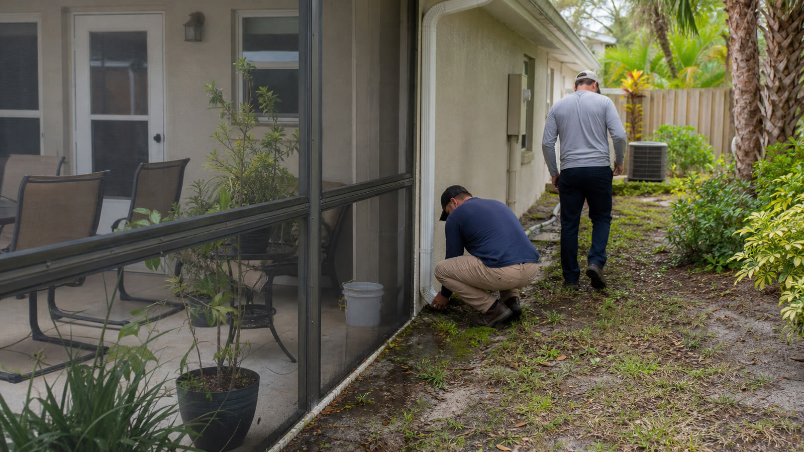Brevard County Mosquito Control Lanai Yard Check near Brevard County